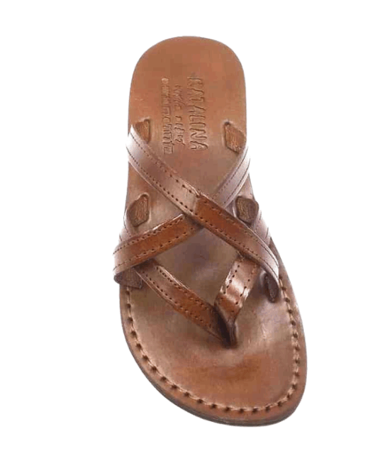 כפכפים תנכיים דגם 28 - חום טבילה