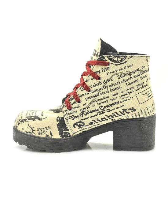 מגפי נשים דגם עמנואל - צבע עיתון