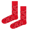 גרביים מעוצבים - לבבות עם חצים רקע אדום