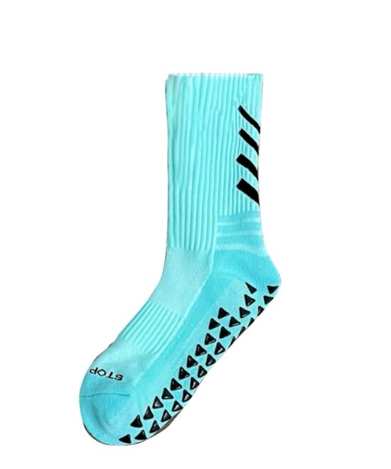 גרב מקצועית T נגד החלקה - תכלת טורקיז