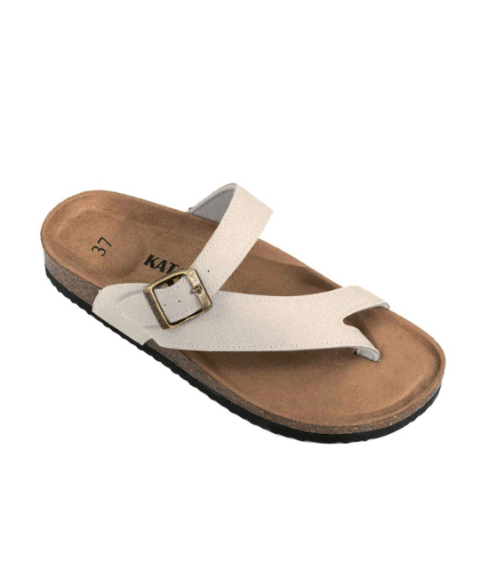 כפכפי נוחות אורטופדיים אצבע - צבע בז