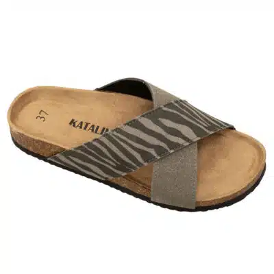 כפכפי נוחות אורטופדיים X – זברה משולב אפור