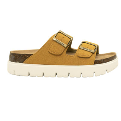 כפכפי נוחות פלטפורמה אורטופדיים 2 אבזמים – חרדל