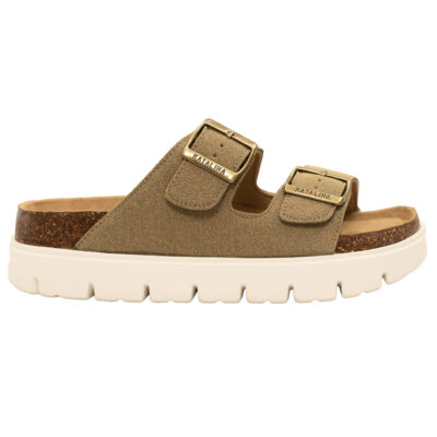 כפכפי נוחות פלטפורמה אורטופדיים 2 אבזמים – סלע