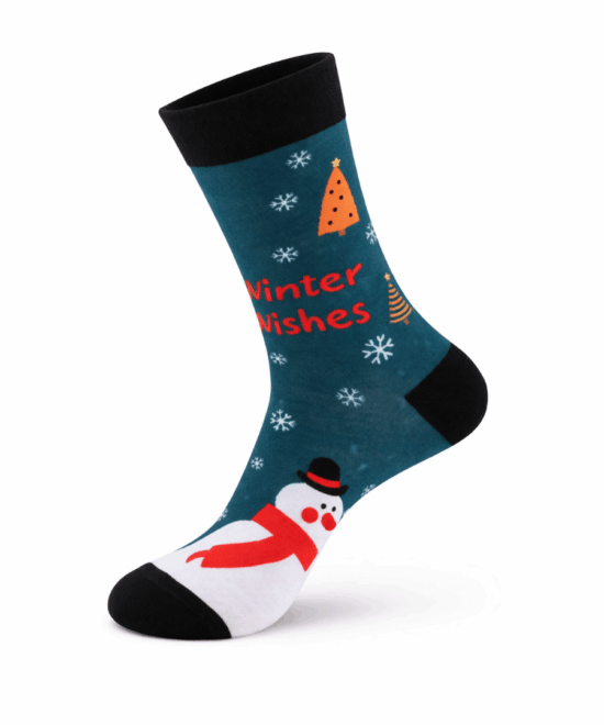 גרביים מעוצבים - איש שלג Winter Wishes