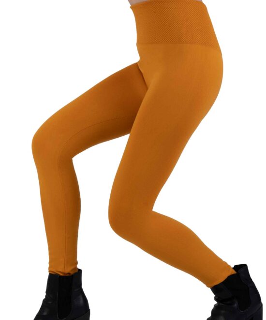 טייץ תרמי - צבע חרדל