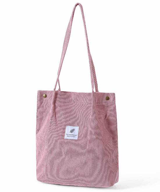 תיק צד קורדרוי - ורוד עתיק