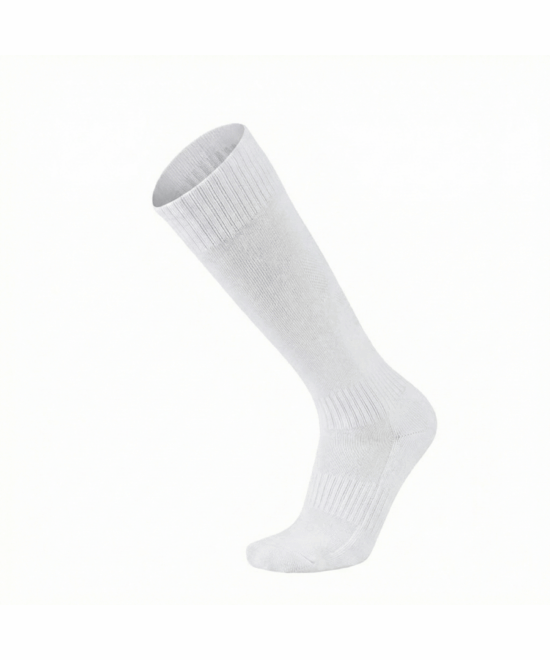 גרבי כדורגל מידות ילדים - לבן חלק