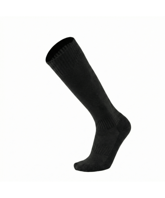 גרבי כדורגל מידות ילדים - שחור חלק